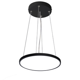 Lampa wisząca Italux PND-72836-230R-18W-BL Czarna Alata