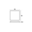 Lampa sufitowa Siker 505C-F02F8B-35 Novolux Exo 