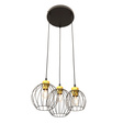 Lampa Wisząca Emibig Nando 3prem Bl Gold (1368/3PREM)