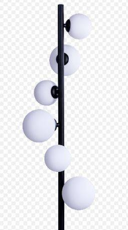 Lampa Podłogowa Azzardo Sybilla 6 AZ4405 Czarna