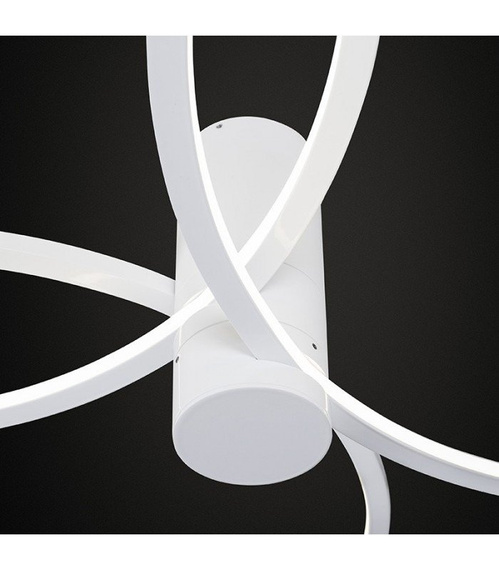 Nowoczesny plafon Ramko Echo Olimp bialy