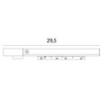 MAXLIGHT NA0006 Zasilacz doszynowy 100W Micro11 czarny