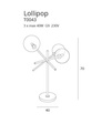Lampka stołowa MaxLight Lollipop T0043