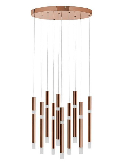 Lampa Wisząca Berella Light Luno 10 BL1508 Miedziana