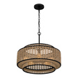 Żyrandol Elstead Lighting QZ-TETON-5P-MBK