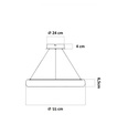 Zwis Przestrzenny Berella Light Zoja 55 GD BL5438