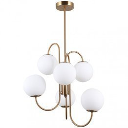 Lampa wisząca Białe kule Italux Gela