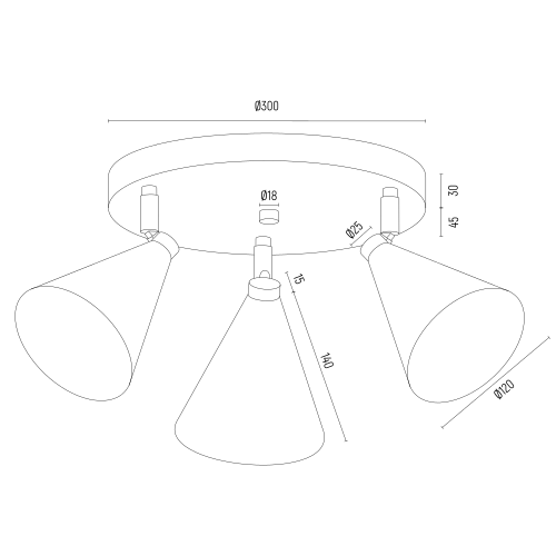 Plafon Argon Lucinda 6262