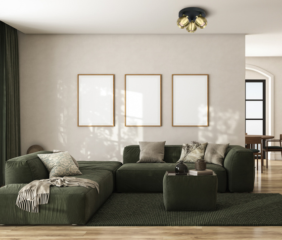 Reflektor Italux Lafin Spl-45379-3-Bk-Brss