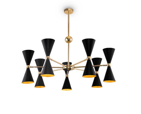 Lampa wisząca Maytoni Vesper MOD108PL-14GB Czarny