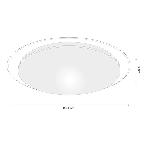 Lampa Sufitowa Milagro Sonic ML6410