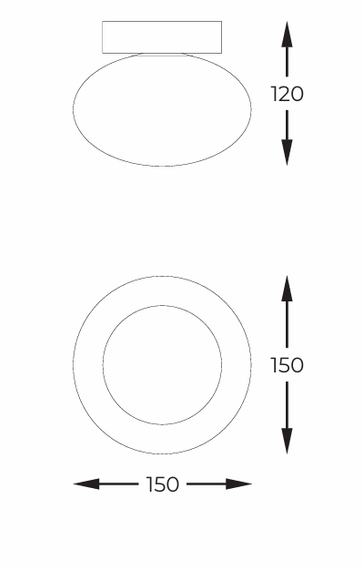 Zuma Line Plafoniera Omi 1189