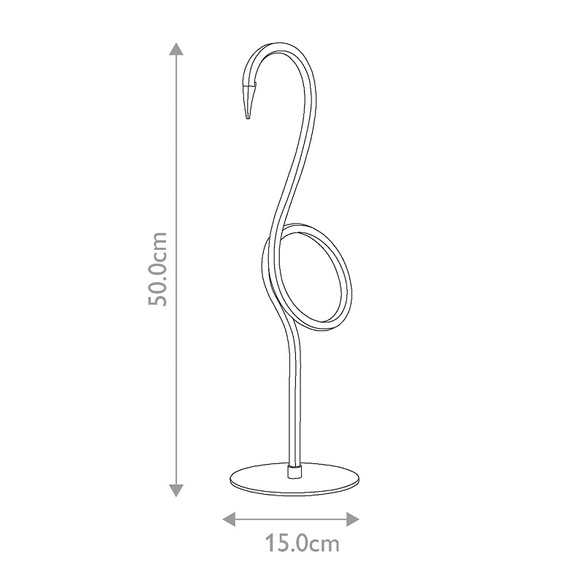 Lampa Stołowa Elstead Lighting Flamingo FLAMINGO-TL-WHT