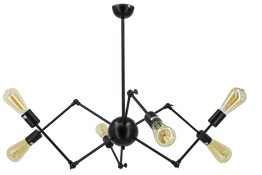 Żyrandol Elem Spider 6767/6 BLACK