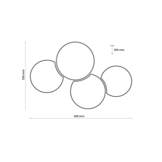 Plafon TK Lighting Mona 3442