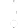 Lampa Wisząca Argon Almiros 8447