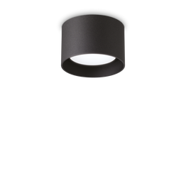 Lampa Sufitowa Ideal Lux Spike Pl1 Round Nero 278704