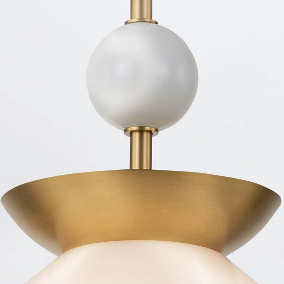 Lampa Wisząca Quintiesse Qn-Saucer-1P-M-Ab-Opal