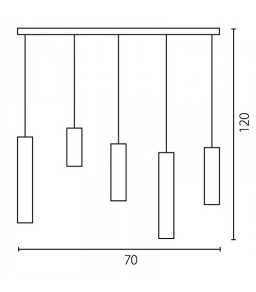 Lampa wisząca Ramko Piano W-5 67968
