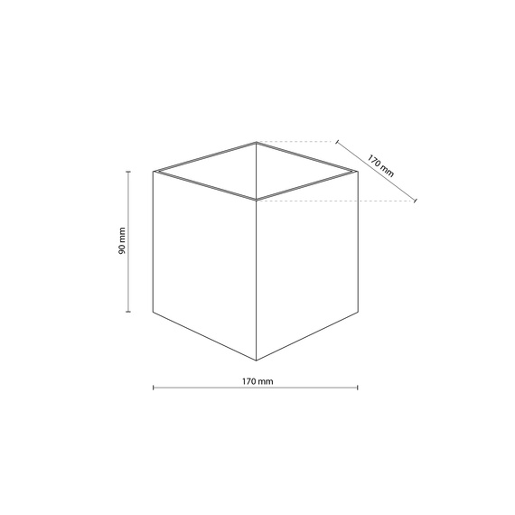 Kinkiet Zewnętrzny TK Lighting Cube 18182