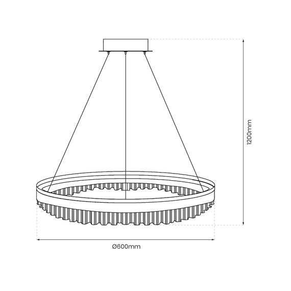 Milagro Nowoczesna Lampa Wisząca PRECIOSA ML0999