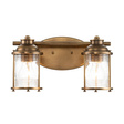 Elstead Lighting Ashland Bay Kinkiet QN-ASHLANDBAY2-NBR-BATH