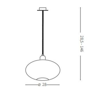 Lampa wisząca Ideal Lux Blob SP1