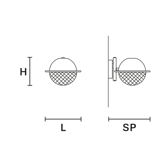 Kinkiet Masiero Iglù A1
