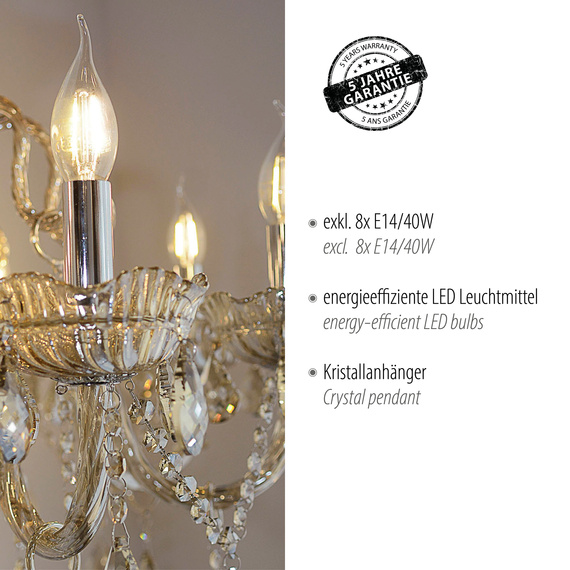 Żyrandol Paul Neuhaus Gracia 003902-002374