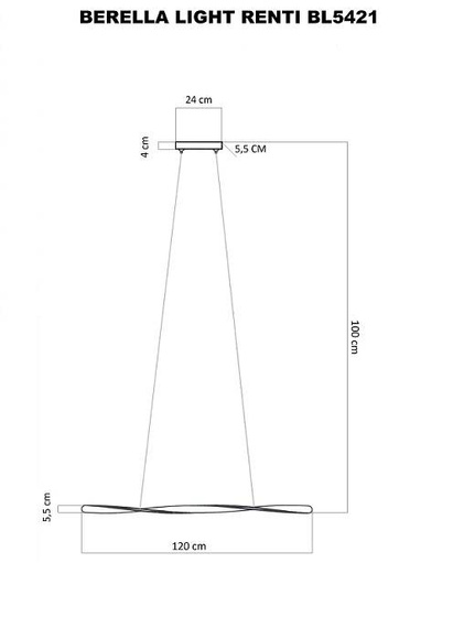 Lampa Wisząca Berella Light Renti BL5421