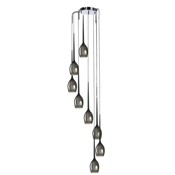 Lampa wisząca AZzardo IZZA 8 Smoky AZ2940