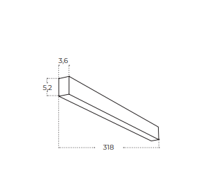 Lampa Plafon Azzardo LINELIO OPAL 318 CCT DIMM BK  AZ5659