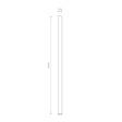 Spot Nowodvorski Fourty XL Ciemny Szary 10899