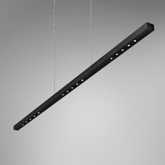 Aqform Lens Lampa wisząca nowoczesna czarna 149cm 50284-L930-W3-00-12