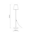 Lampa Podłogowa TK Lighting Elizabeth 16157