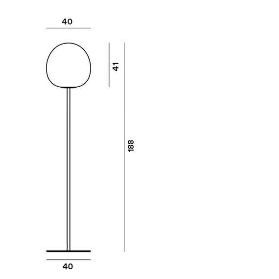 Foscarini Lampa podłogowa FN244034EG_10 Rituals XL