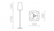 Lampa podłogowa Redlux Lulu R12466