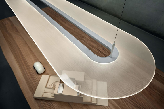 Lampa Wisząca biała Linea Light Opti-Line 8037