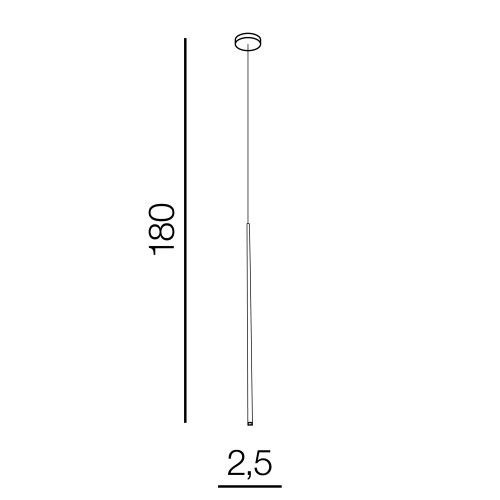 Nowoczesna lampa wisząca Azzardo Louise 1 GO AZ3156