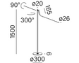  AQform 26569-M930-F3-00-82 Pet  Lampa stojąca 