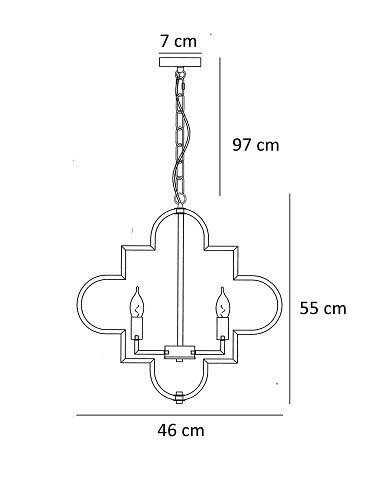 Lampa wisząca Berella Light Mignes BL0055