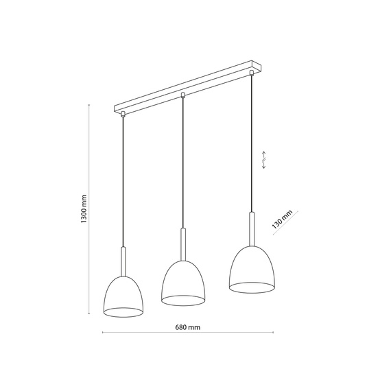 Lampa Wisząca TK Lighting Nord 4871