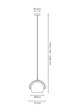 Lampa wisząca Fabbian BELUGA STEEL D57 A09 15