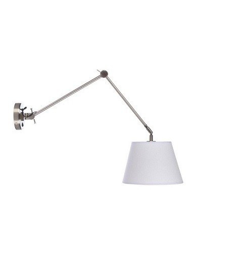 Adam S Lampa Ścienna Azzardo biała AZ1843+AZ2602