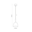 Lampa Wisząca TK Lighting Nord 4870