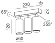 AQform Reflektorki Pet 16508-M930-WT-00-82