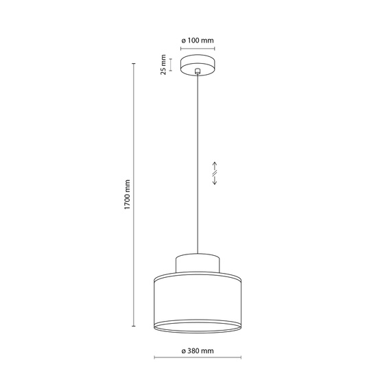 Zwis TK Lighting Duo 1856