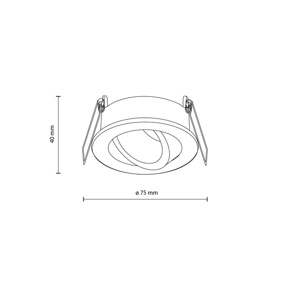 TK Lighting Aura 10572 Plafon Zewnętrzny