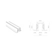 Szyna Nowodvorski Ctls Recessed Track 3 Circuit 2 metry 8695