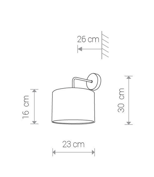 Lampa ścienna Nowodvorski Alice 9084